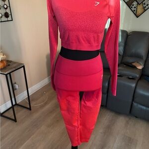 Gymshark Red Gradient Set